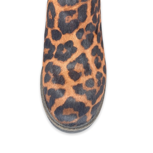 Gentle Souls By Kenneth Cole Best Simple Leopard Fur Ankle Bootie 65 MM, 5.5 - Picture 6 of 12